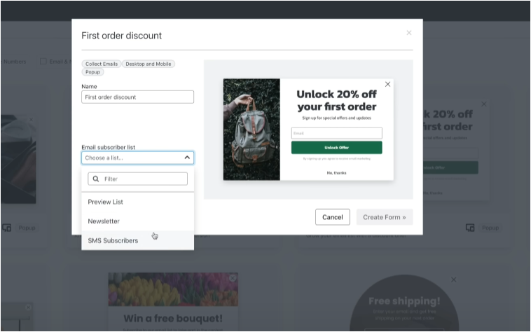 Shopify: Setting up Email Marketing Form