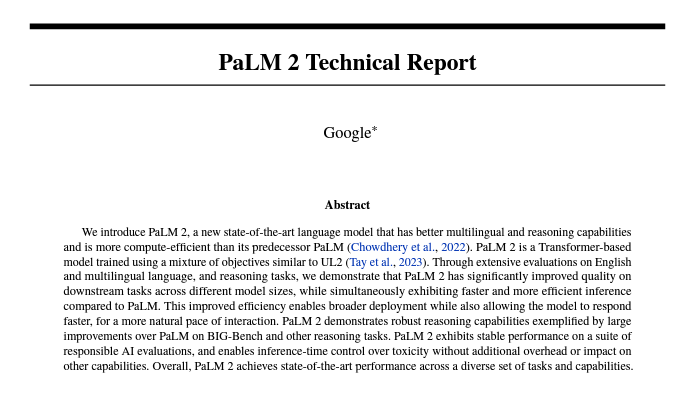 PaLM 2 Technical Report