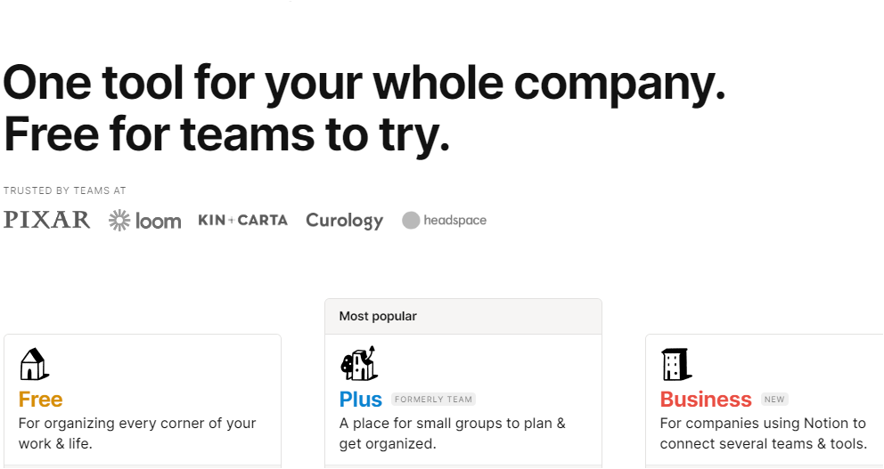 Notion.so: One tool for your whole company